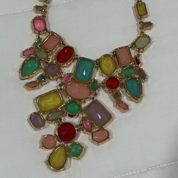 Kate Spade New York GUMDROP GEMS Bib Statement Necklace - Picture 1 of 10